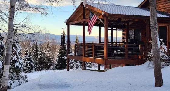 Maine Log Cabins For Sale