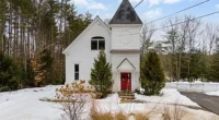 Maine Homes for sale: Former Oak Hill Chapel Transformed into Modern Luxury Living