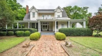 Charming Georgia Cheap Homes for Sale, Luxurious Southern Living in a Victorian Home with Wrap-Around Porch.