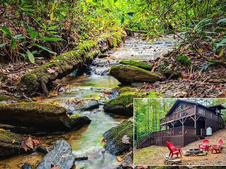 North Carolina waterfront cabins for sale. Find the rustic charm of your ideal mountain cabin escape.