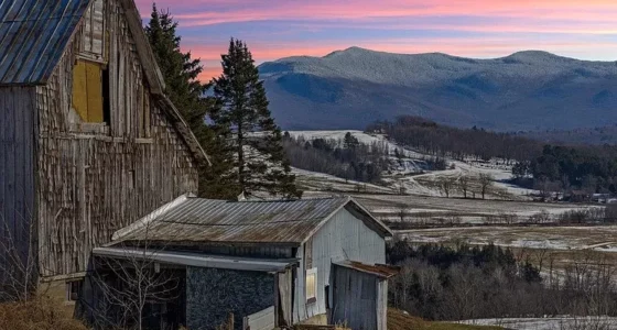 Vermont farmhouse for sale on 42 acres of countryside land—Anyhome Lovers