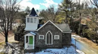 Fully furnished Vermont home for sale. The remarkable transformation of a historic church into a home in Londonderry.