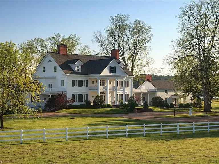 Virginia Farmhouse for Sale: Discover the Charm of Warner Hall Property's Stately Waterfront Farmland in Virginia.