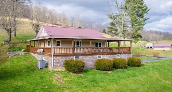 Virginia Farmhouse for Sale: Your Slice of Haven on 35 acres of farmland.