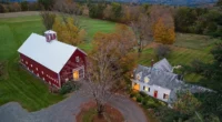 Charming Vermont farmhouse for sale. 151+-acre Vermont farms on the Saxtons River.