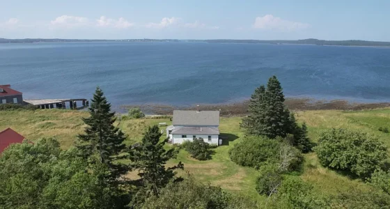 East Coast Maine waterfront home for sale: Discover the oceanfront vacation cottage in Lubec, Maine.