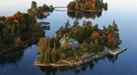 Island paradise New York waterfront homes for sale: Dutch Colonial Home on 2.3 acres of private island.