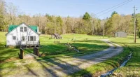 Charming Virginia farmhouse for sale, 3-Bedroom Homestead on 24 Acres with Creek and Barns.