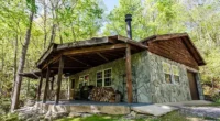 Charming North Carolina cabins for sale: Discover Your Homestead with Creek and Waterfall.