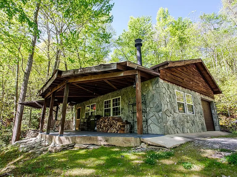 Charming North Carolina cabins for sale: Discover Your Homestead with Creek and Waterfall.