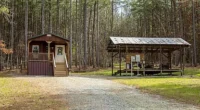 Charming Virginia cabins for sale, move-in-ready homes on 10 acres with a lake.