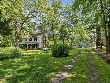 Charming Virginia farmhouse for sale, 1730's Colonial Home with Land and Guest House.