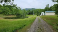 Charming Virginia farms for sale: Breathtaking Farmhouse on 42 Acres with Pond.