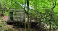 Cabins for Sale in North Carolina: Cabin in the Woods on 5 Acres.