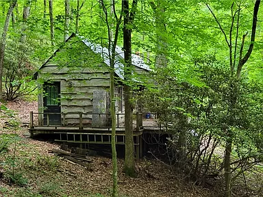 Cabins for Sale in North Carolina: Cabin in the Woods on 5 Acres.