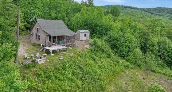 Affordable Maine Off-Grid Cabins for Sale, Secluded Off-Grid Camp on 43 Acres.