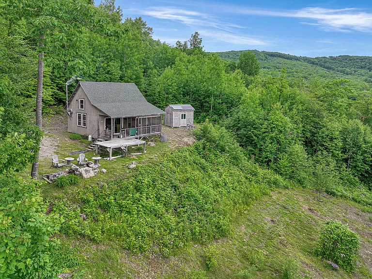 Affordable Maine Off-Grid Cabins for Sale, Secluded Off-Grid Camp on 43 Acres.