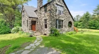 Charming Maine Stone Cottage for Sale, Stone House with Perennial Gardens and Acreage.