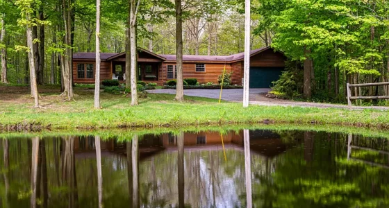 Michigan Waterfront Property for Sale: Charming Waterfront Home in Michigan.