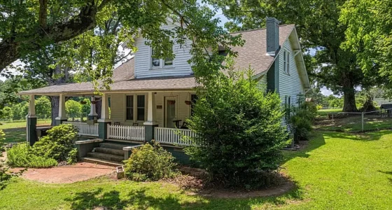 Charming North Carolina Farmhouse for Sale—Little Farmhouse in NC on 14 Acres.