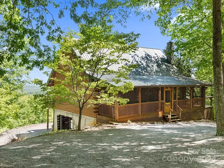 North Carolina Cabins for Sale: Fully Furnished Log Home with Breathtaking Views.