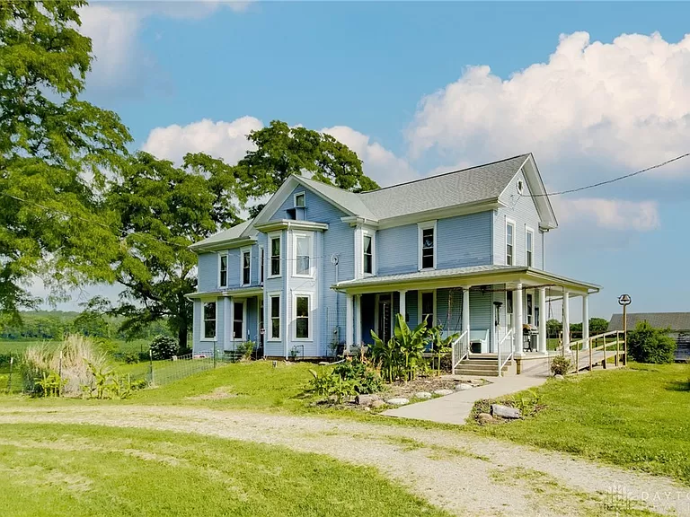 Affordable Ohio Farms for Sale-Classic Farmhouse on a 15-acre Homestead ...