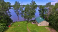 Affordable Maine Lakefront Cabin-Furnished Cottage with Water Frontage on Portage Lake.