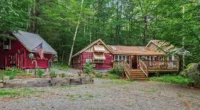 Charming log cabins for sale in New Hampshire, NH Waterfront Property.