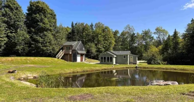 Charming Vermont Waterfront Cabin For Sale—Home with Land.