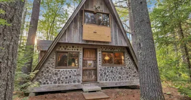 Secluded New Hampshire Cabins for Sale: A-Frame Cabin in Ossipee