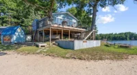 Turn-Key Michigan Lakefront Homes for Sale: Perch Lake Cottage with Panoramic Views.