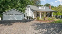 Charming North Carolina Farmhouse for Sale: Rustic Charm Meets Modern Comforts.