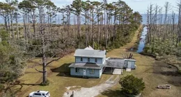 North Carolina Cheap Homes for Sale on 4+ Acres Waterfront