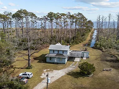 North Carolina Cheap Homes for Sale on 4+ Acres Waterfront