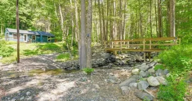 Vermont Cabins for Sale Near Falls Brook On 1 Acre.