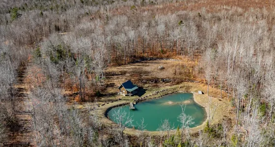 Maine Farms for Sale On 239 Acres; Off Grid Cabin